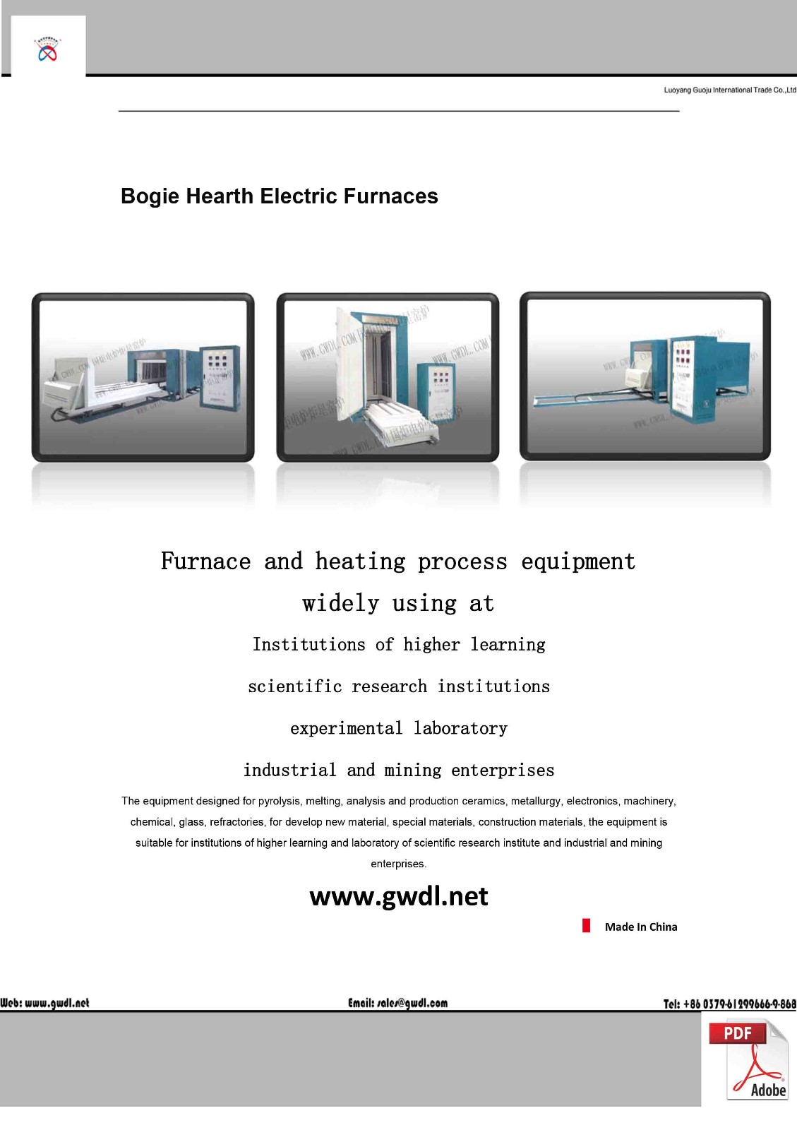 BOGIE HEARTH FURNACE